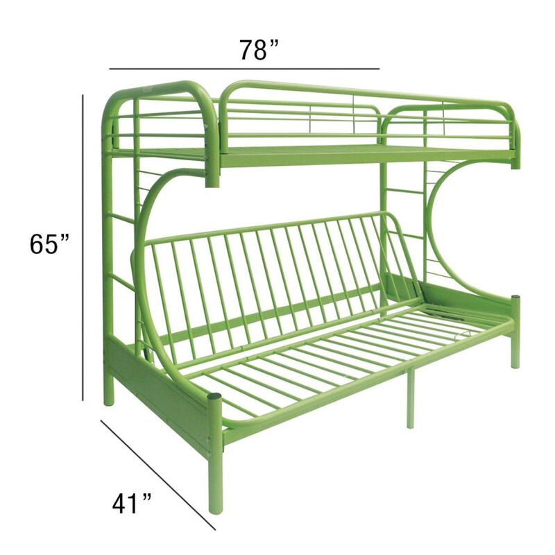 Eclipse Bunk Bed (Twin/Full/Futon) in Green