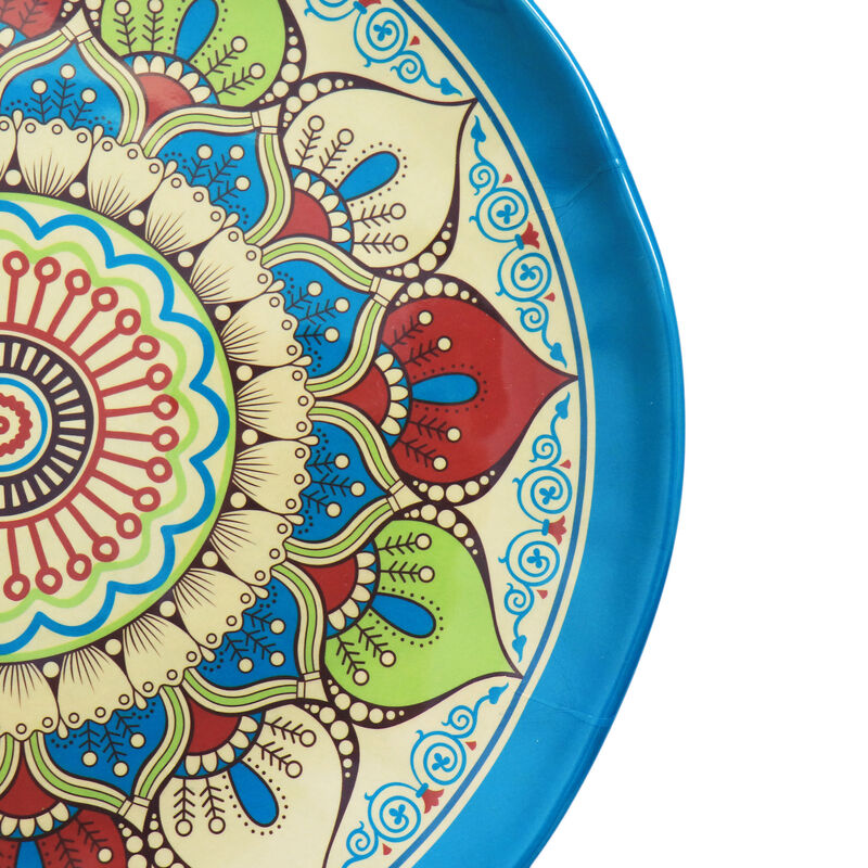 Elama Camilla 12 Piece Melamine Dinnerware Set