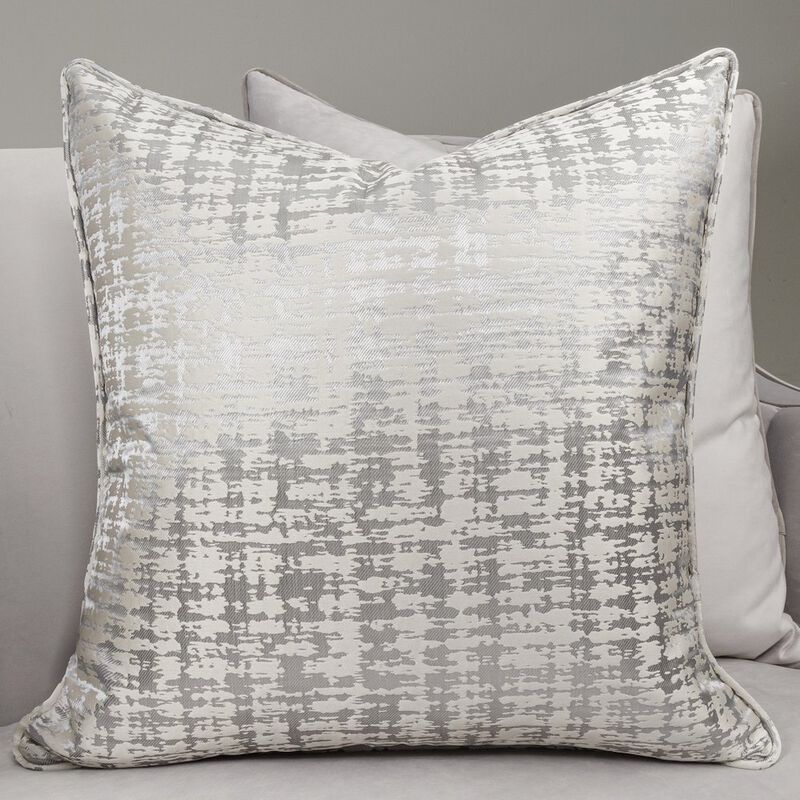 Michael Amini Roxbury Park Velvet Loveseat - Steel/Slate