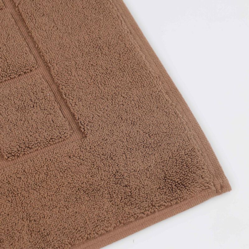 Washable Cotton Checkered Bath Rug Set of 2 for Bathrooms image number 1