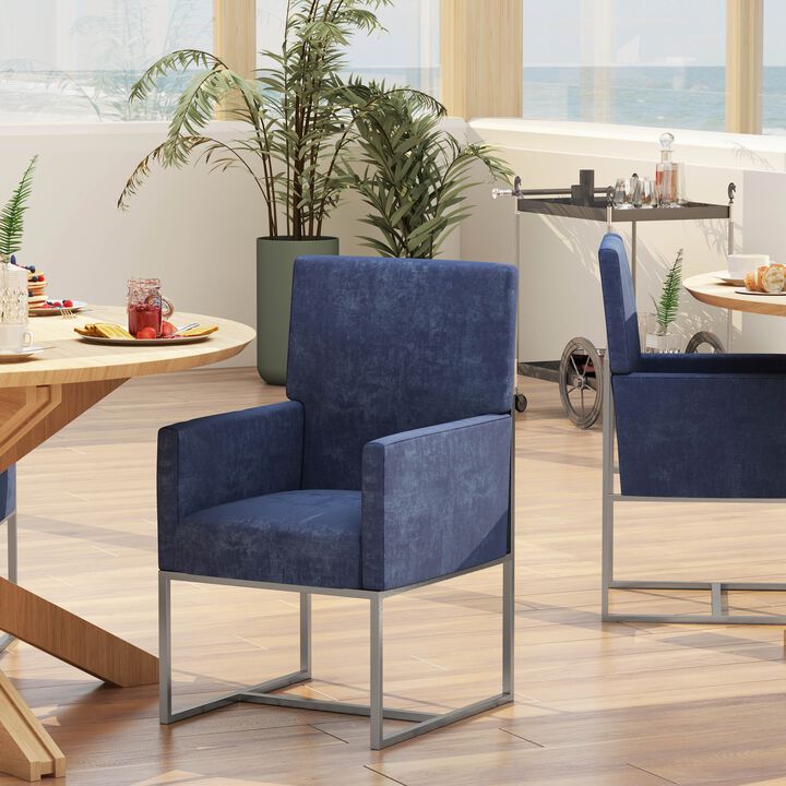 Element Blue Dining Arm Chairs (Set of 2)
