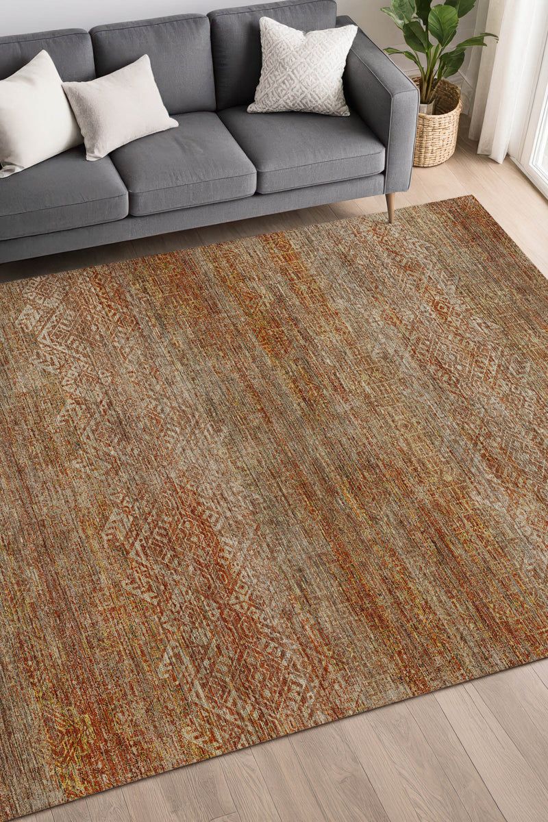 Vico VC8 Paprika 3' x 5' Rug image number 1