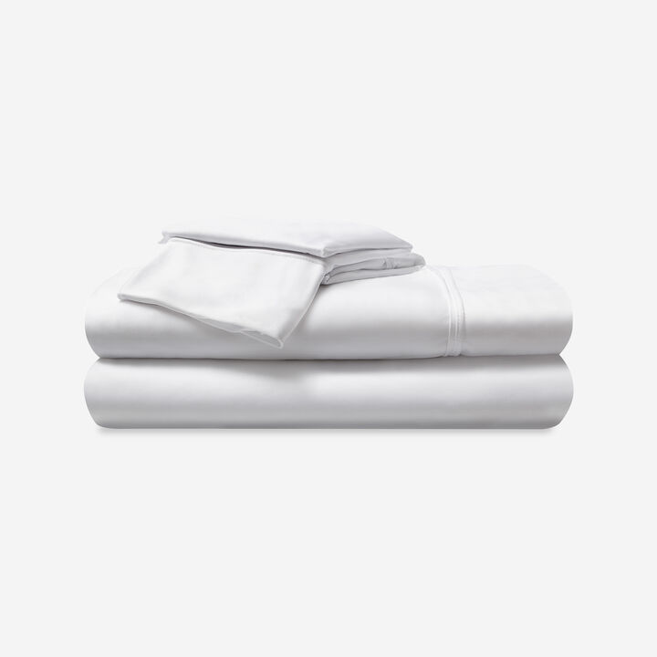 Hyper-Cotton Twin XL Sheet Set - Bright White