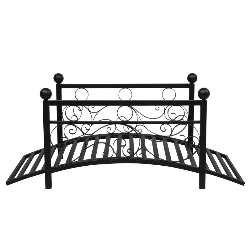 Round Iron Ball Flat Top Handrail for Garden and Outdoor Areas