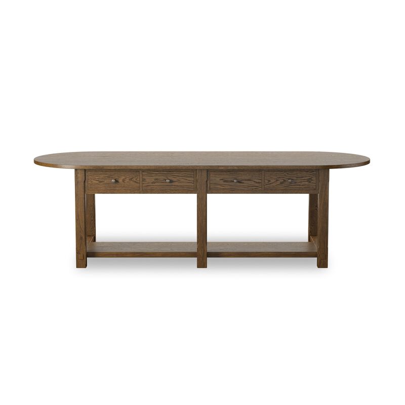 Elise Spiced Oak Kitchen Island