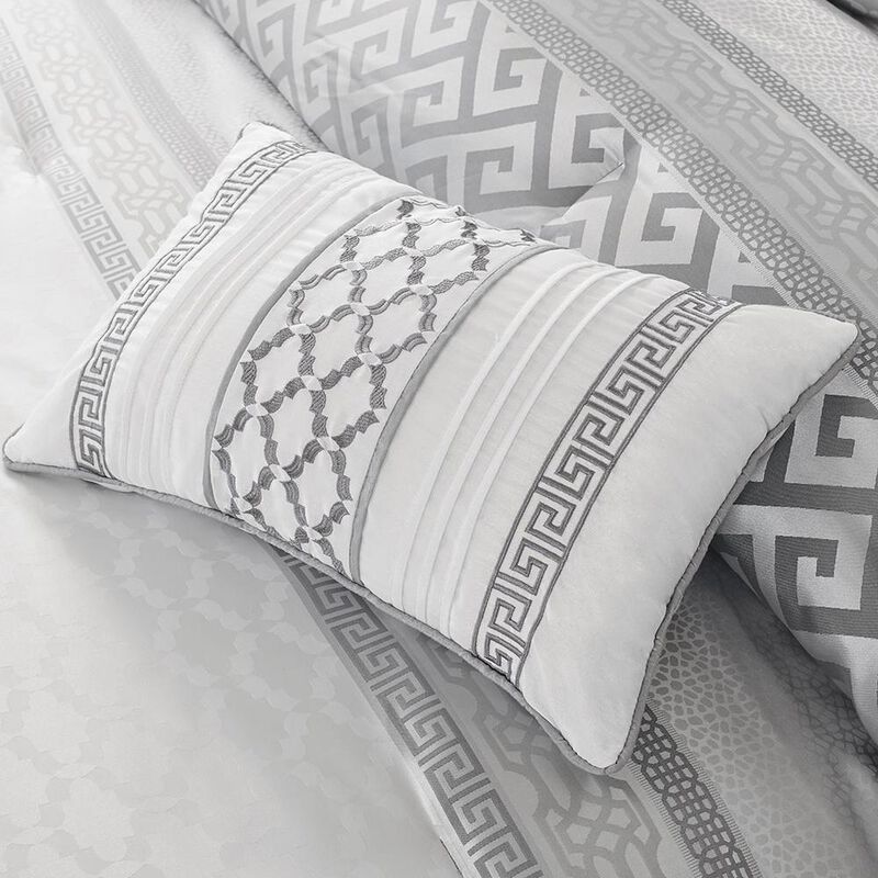 Belen Kox 100% Polyester Jacquard 7pcs Comforter Set, Belen Kox