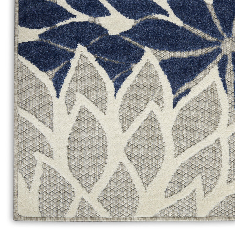 HomeRoots Floral Indoor Outdoor Area Rug image number 3