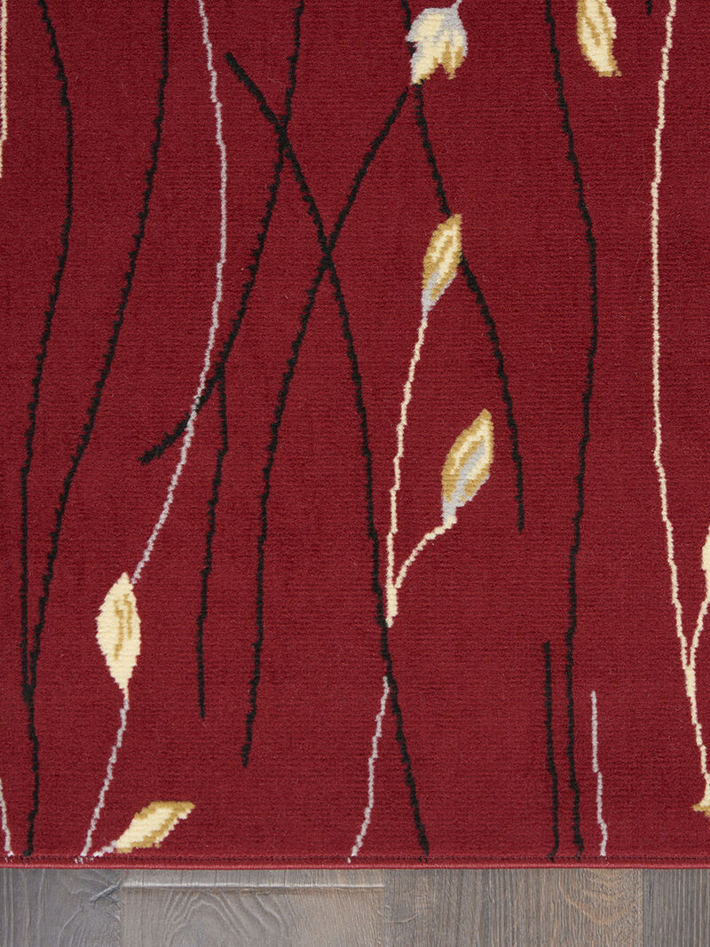 Grafix GRF15 Red 2'3" x 10' Rug