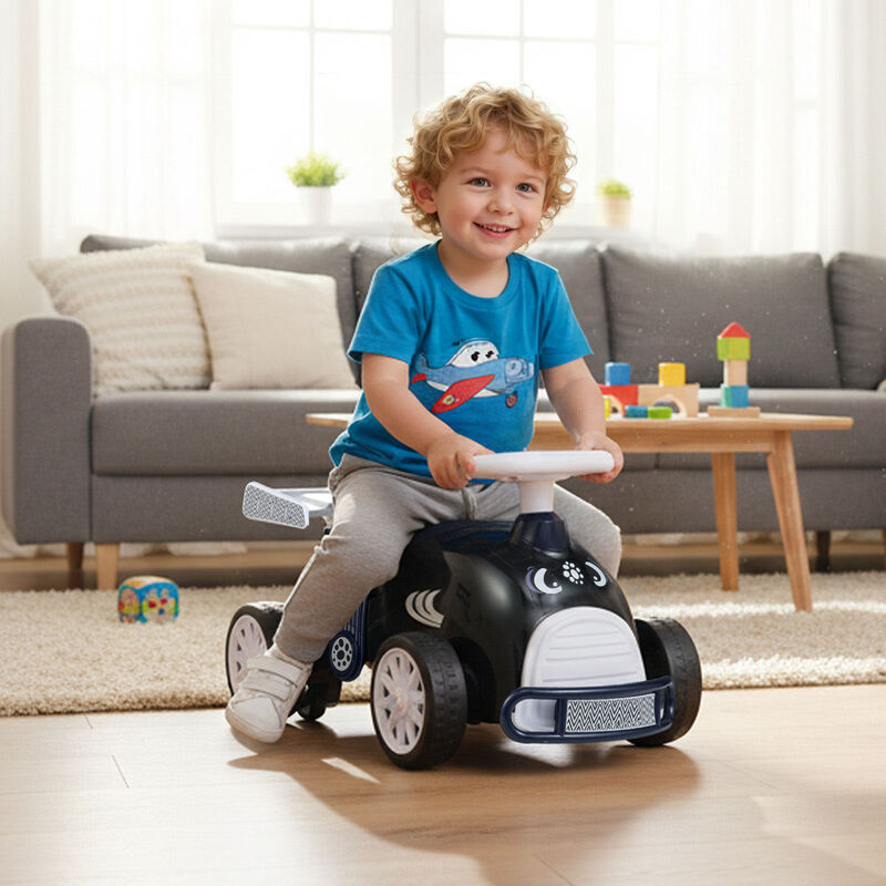 Kids Ride On Slide Car with Built In Storage for Playroom and Home image number 3