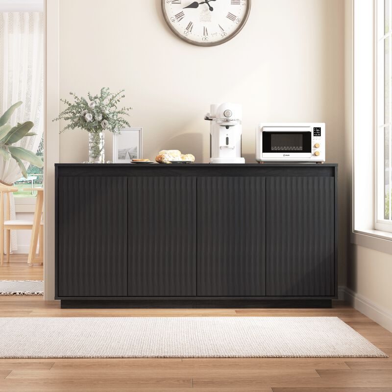 Sedzan Modern Freestanding Sideboard Cabinet image number 1