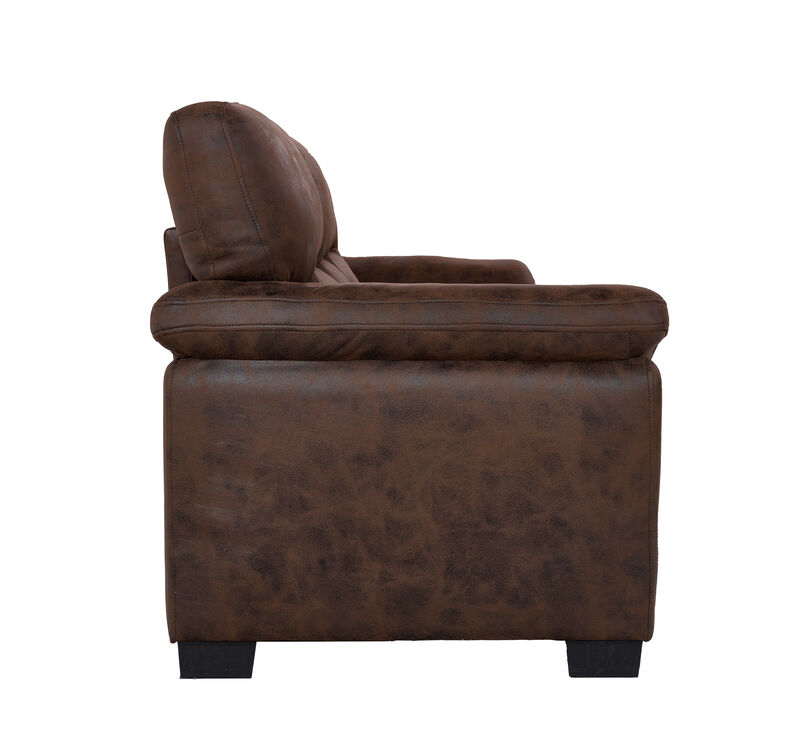 Domord Modern 81" Foil Fabric Sofa image number 5