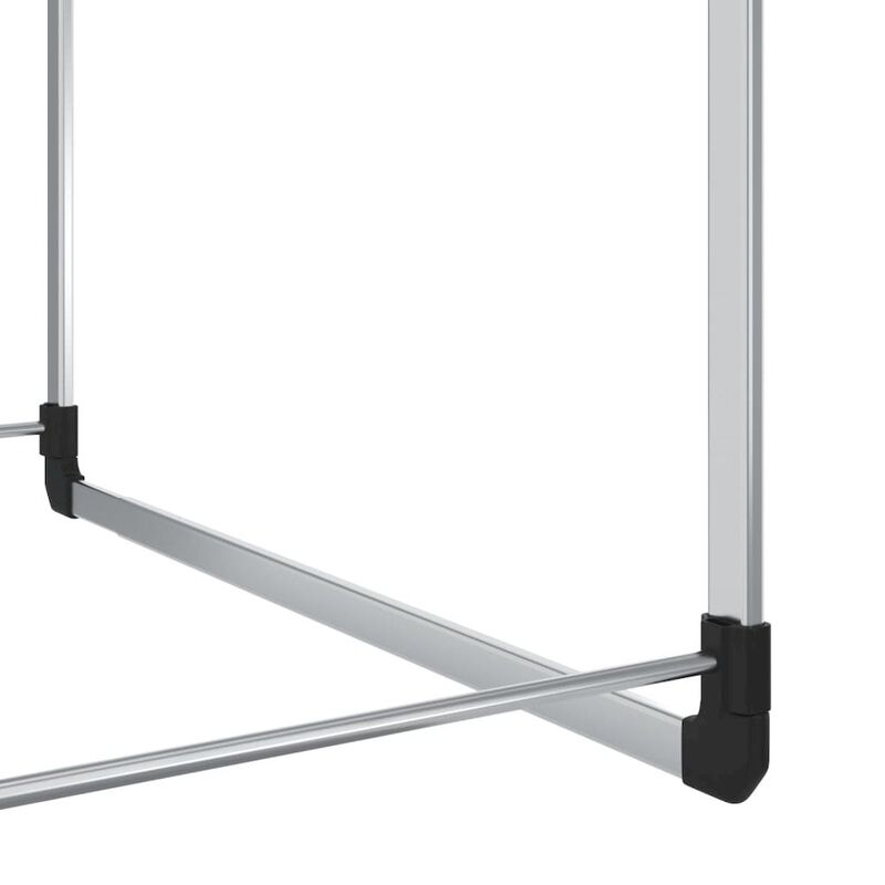 Wardrobe Hanging Rail Silver