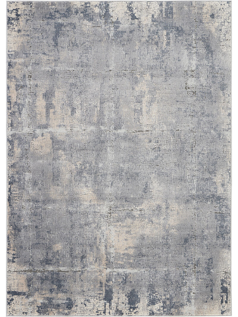 Rustic Textures RUS06 Gray/Beige 6' x 9' Rug