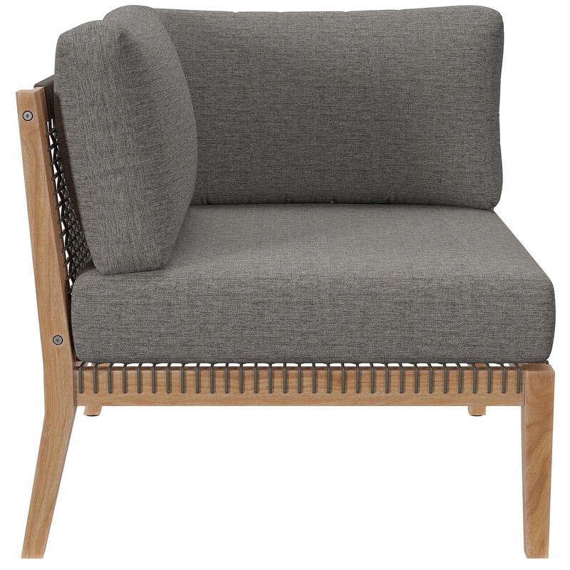 Modway Clearwater Love Seats, Loveseat, Gray Graphite image number 5