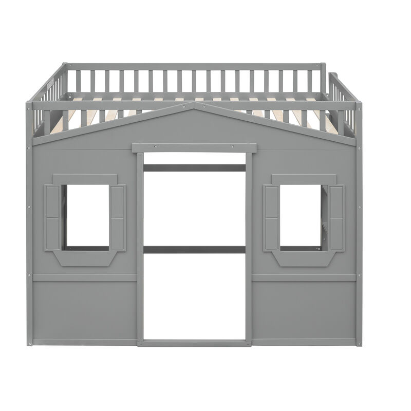 Merax House Loft Bed with Ladder