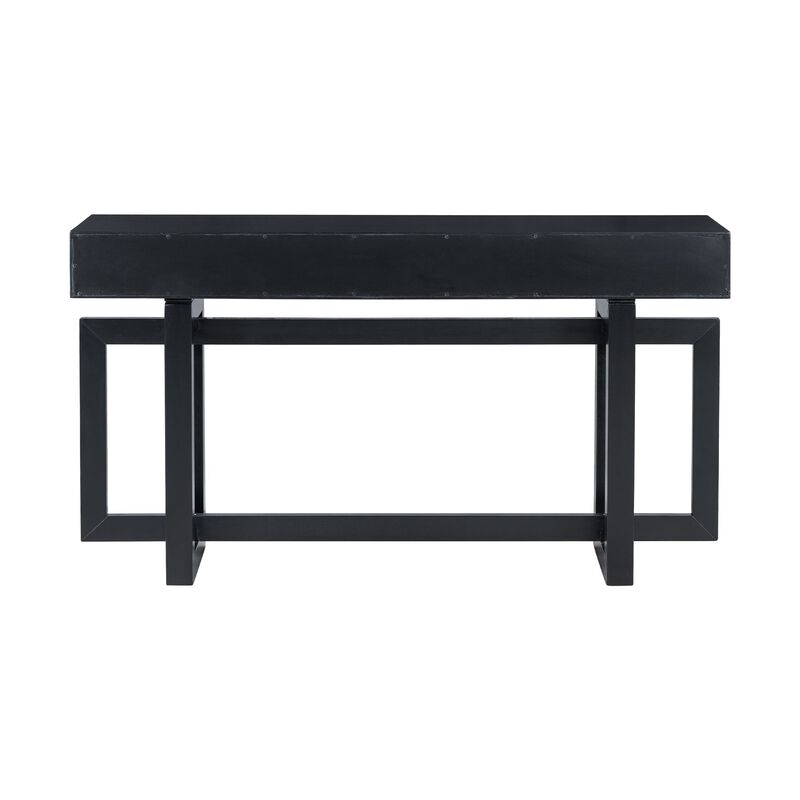 Elegant Console Table with Three Drawers, Extra Long Entryway Table for Entryway, Hallway, Living Room, Foyer, Corridor image number 5
