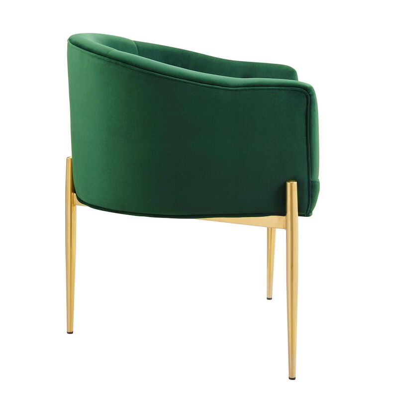 Savour Tufted Performance Velvet Accent Chairs Set of 2 image number 2