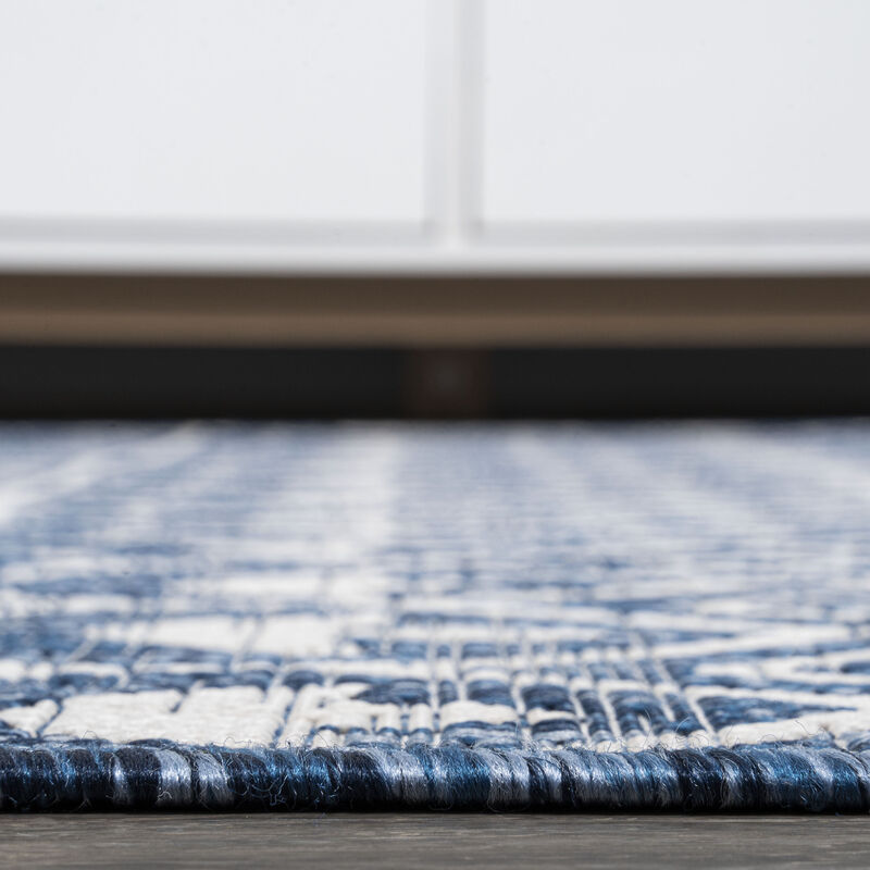 Kafel Tribal Bohemian Indoor/Outdoor Area Rug