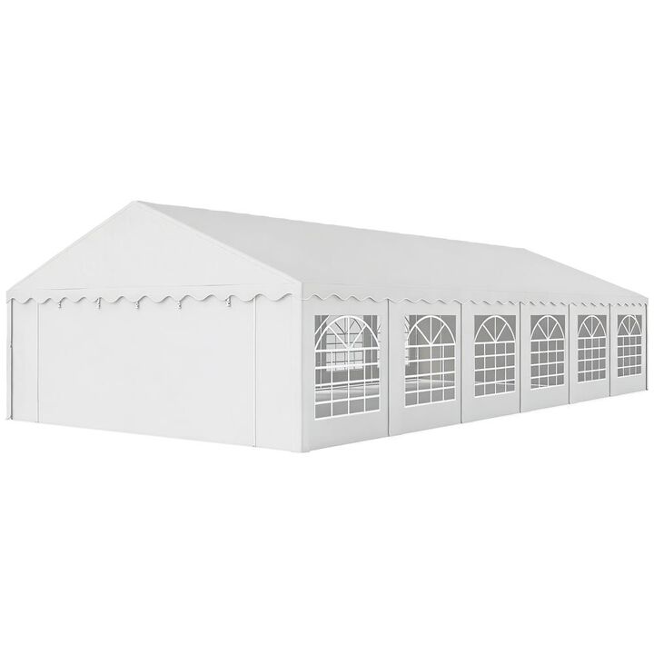 Hivvago 20x40 Event Canopy Tent with 12 Windows