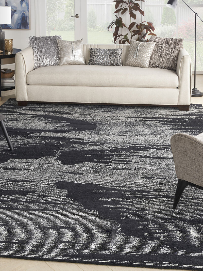 Ma30 Star SMR02 Black/Ivory 8'6" x 11'6" Rug image number 5