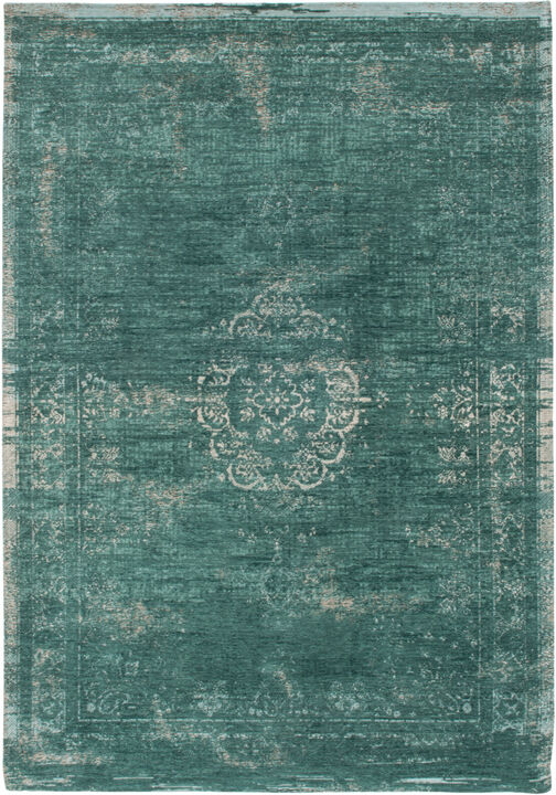 HomeRoots Medallion Non Skid Area Rug