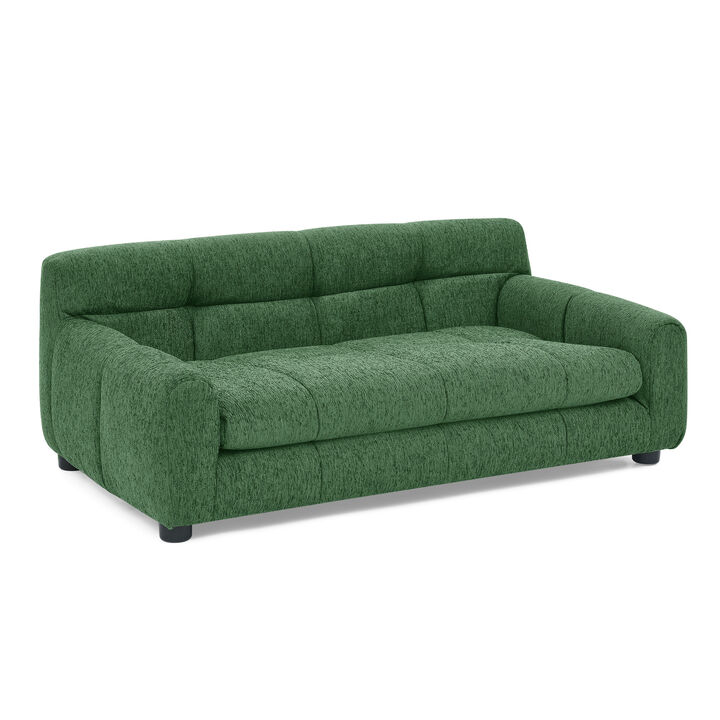 38 Inch Dog Sofa Soft Pet Furniture with High Back & Armrests for Small and Medium Dogs