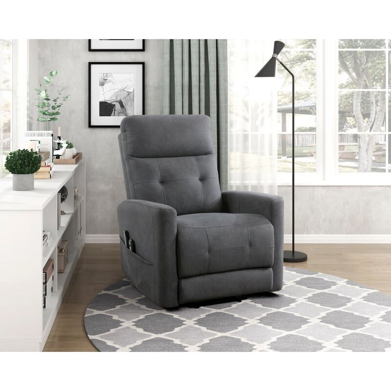 Lexicon Wichita Textured Fabric Power Lift Chair image number 3