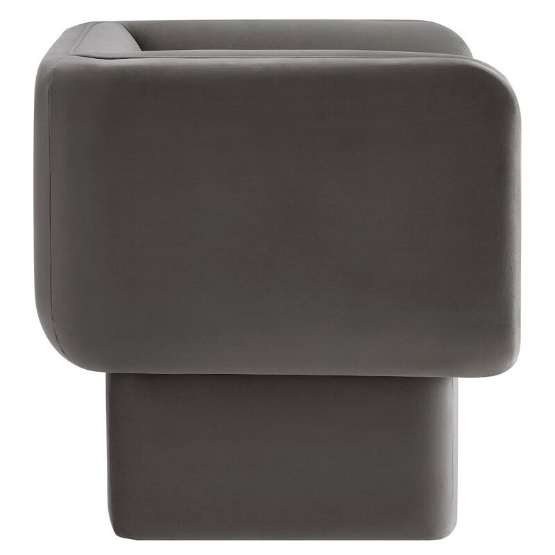 Tate Performance Velvet Accent Chair image number 3