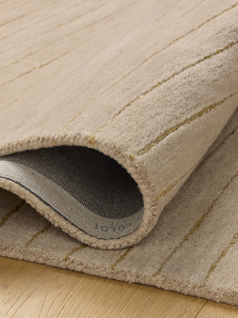Henry HEY01 Beige/Wheat 5' x 7'6" Rug by Chris Loves Julia x Loloi image number 3