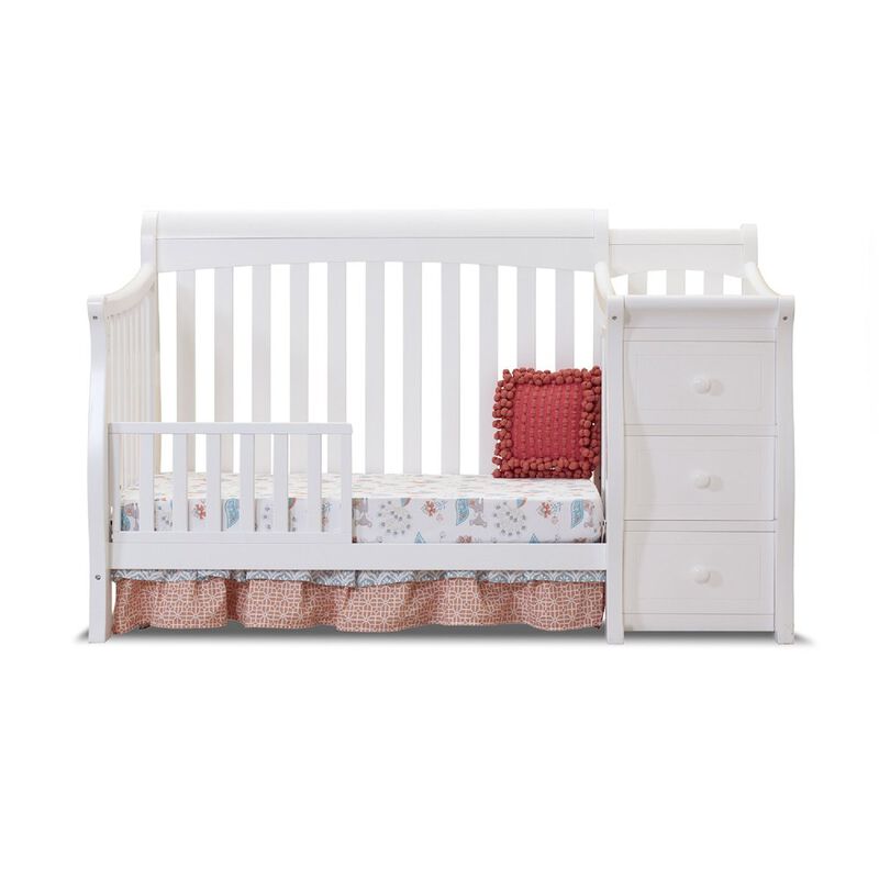 Sorelle Princeton Elite Traditional Pine Crib & Changer Combo with 3 Drawers image number 7