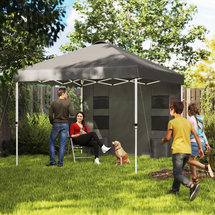 Hivvago 10x10 Pop Up Canopy with Storage