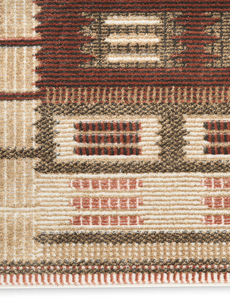 Nordic NRC16 Rust 2' x 6' Rug image number 3