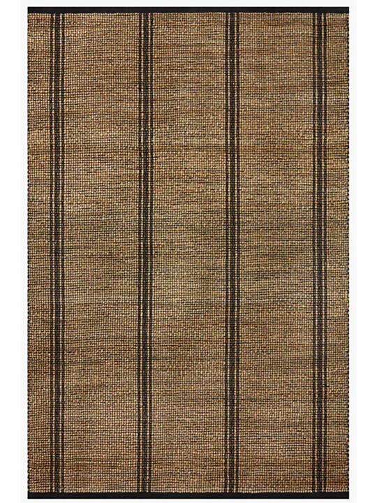 Colton CON01 Natural/Black 18" x 18" Sample Rug