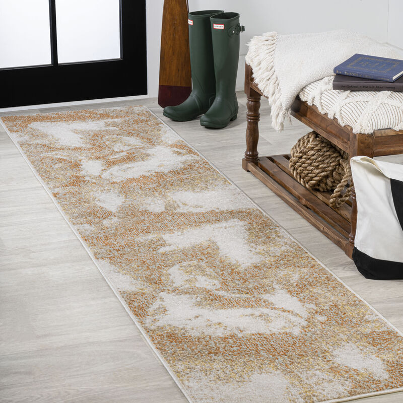 Petalo Abstract Two Tone Modern Area Rug