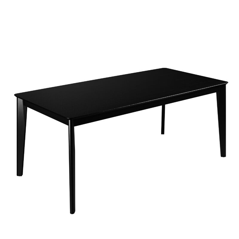 Tudor 70" Black Dining Table