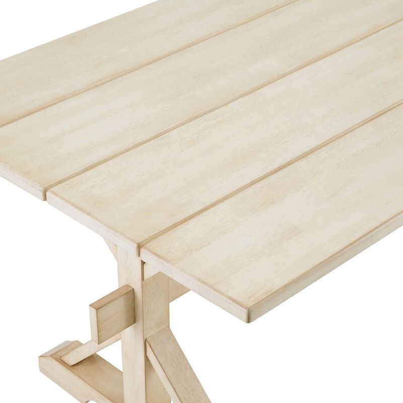 Windchime 71" Wood Dining Table image number 6