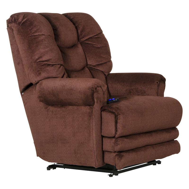 Catnapper Malone Power Lay Flat Recliner with Extended Ottoman