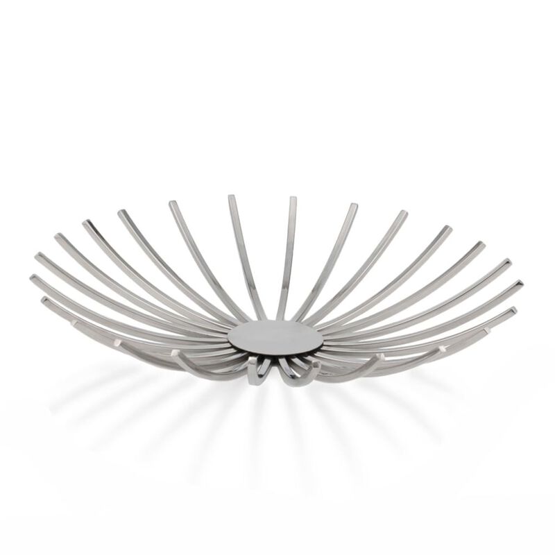HomeRoots 25" Silver Stainless Steel Novelty image number 0