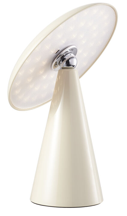 Beacon Lighting Kinoko II Cordless 2-in-1 Rechargeable LED Table & Wall Lamp, CCT Dimmable, Gloss