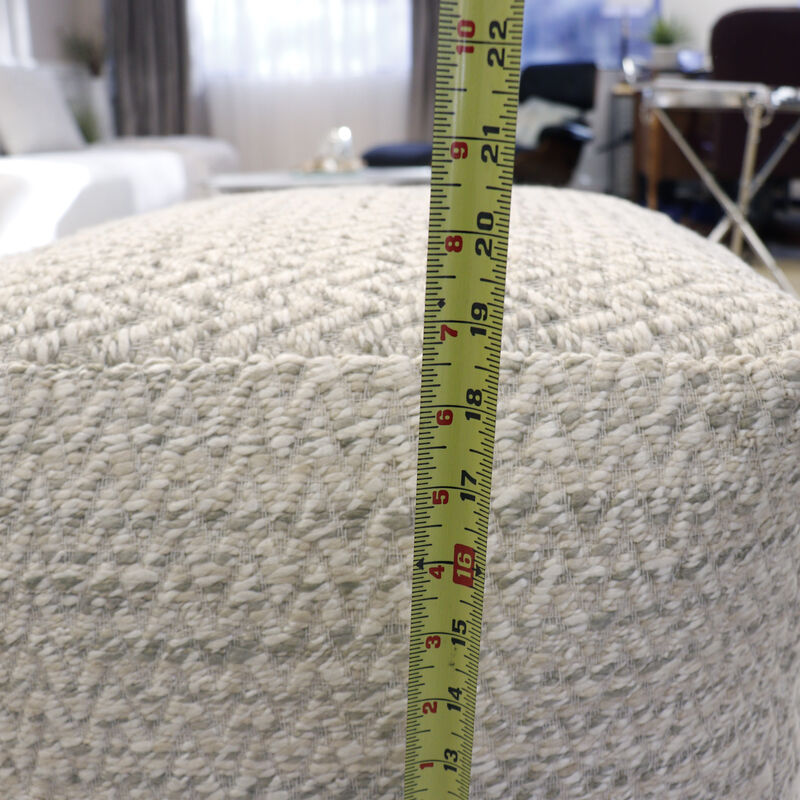 Pasargad Home Galaxy Zig-Zag Design Pouf image number 2
