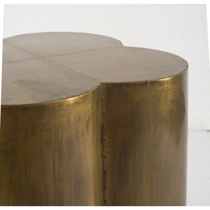 Polished Brass End Table &ndash; Elegant and Durable Home D&eacute;cor