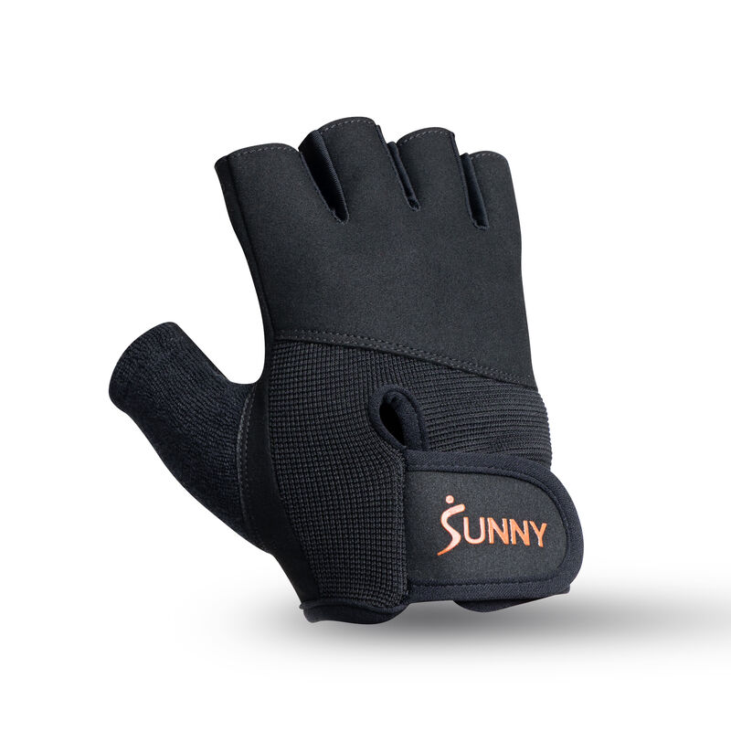 Sunny Health & Fitness Weightlifting Gloves with Foam-Padded Palm and Enhanced Grip Control for Strength Training image number 1