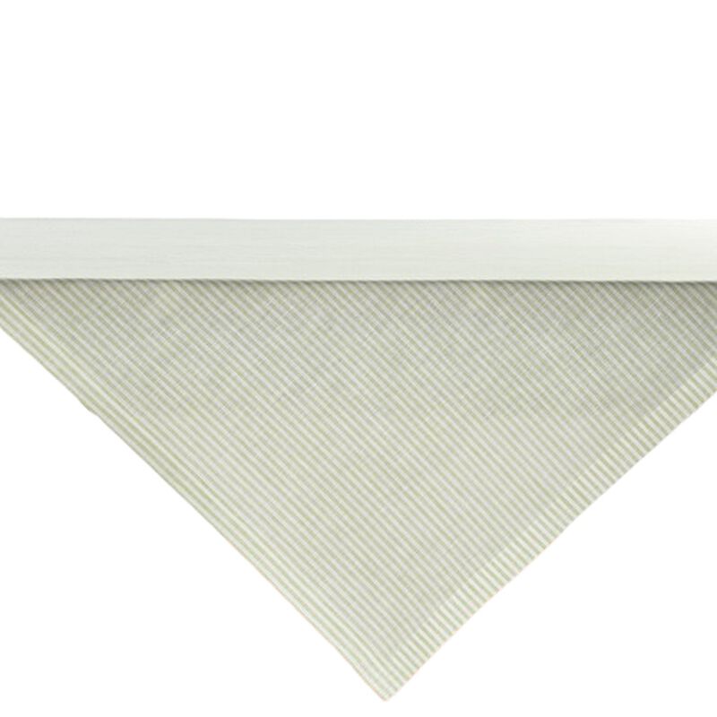 Solino Home Narrow Stripe 100% Linen Table Throw &ndash; Handcrafted, Machine Washable, Perfect for Holiday and Everyday Dining