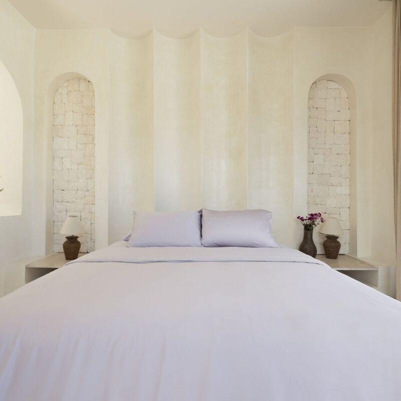 Organic Bamboo Sateen Duvet Cover Set image number 0