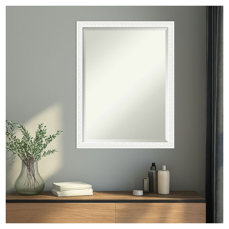 Bethany Beveled Wood Framed Wall Mirror