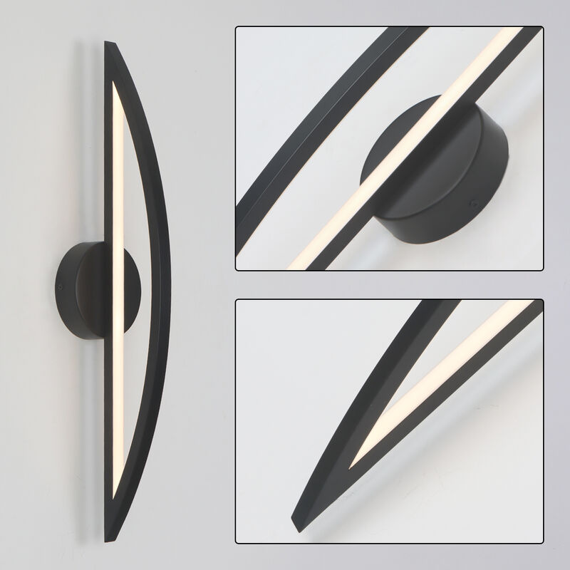 Modern LED Wall Light Switch Dimmable Hardwired image number 6
