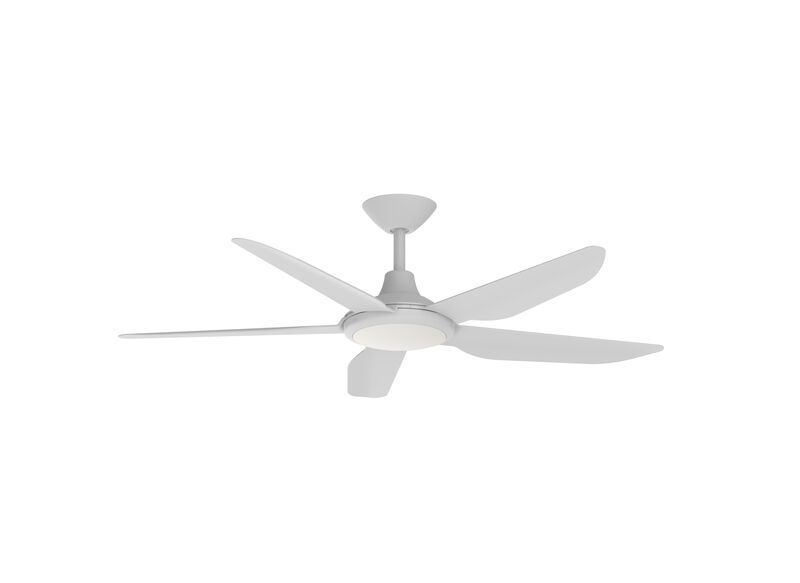 ENLIGHT 52" Smart DC Ceiling Fan with Light, Matter Smart Home Integration, CCT and Dimmable LED, 5 Blades, Damp/Outdoor Covered Rated image number 0