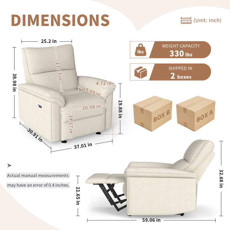 360&deg; Swivel Rocker Recliner Chair, Swivel Nursery Rocking Chair, Glider Chair, Rocking Swivel Recliners image number 8