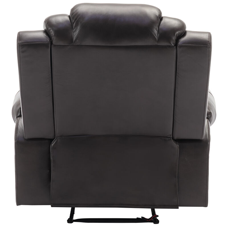 Merax Manual Recliner Chair with LED Light Strip