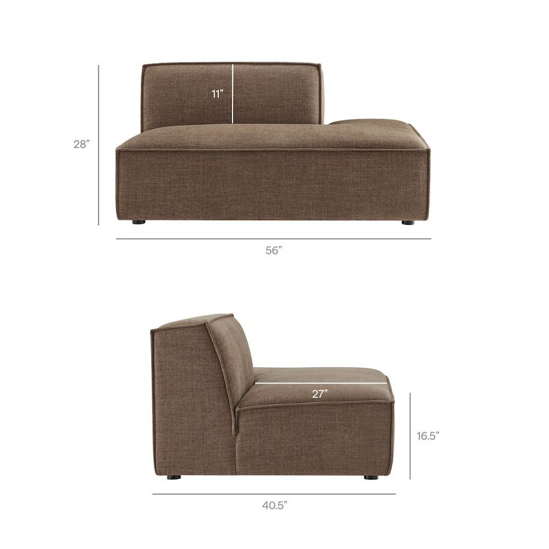 Restore 2-Piece Performance Fabric Upholstered Modular Loveseat image number 3
